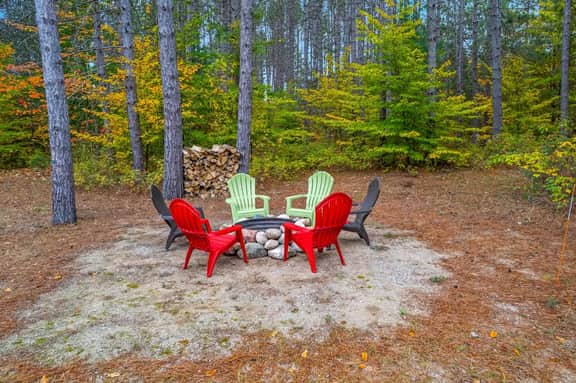 Secluded Cabin | Direct Trail Access • Fire pit - Image 2