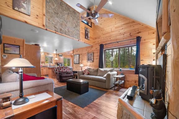 Secluded Cabin | Direct Trail Access • Fire pit - Image 3