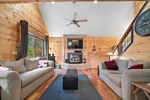 Secluded Cabin | Direct Trail Access • Fire pit - Image 5
